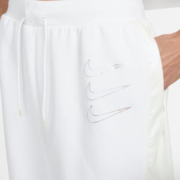 Nike Women's White Iridescent Opal Fleece Oversized Joggers Plus Size XXL - Picture 3 of 10